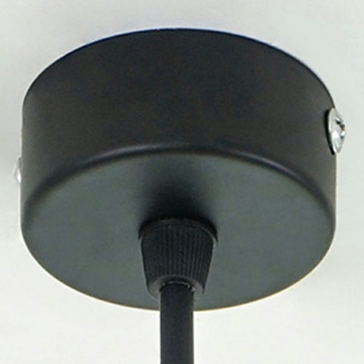 Linear 1 Light Modern Acrylic Ceiling Pendant Light Black Minimalist Hanging Light for Bedroom