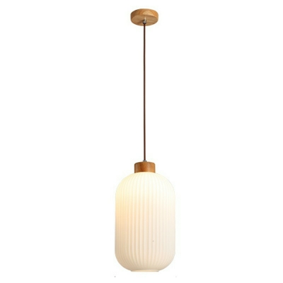 Modern Simple Down Lighting Wood Material Hanging Light Kit for Living Room Bedroom