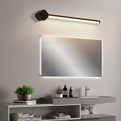 Nordic Linear Vanity Light Fixtures Metal and Aluminum Led Vanity Light Strip