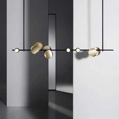 Nordic Style LED Chandelier Light Minimalism Style Metal Pendant Light for Dinning Room