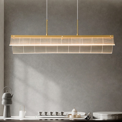 Nordic Style LED Hanging Light Minimalism Style Acrylic Pendant Light for Dinning Room