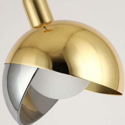 Pendant Light Dome Shade Modern Style Metal Pendant Lighting for Living Room