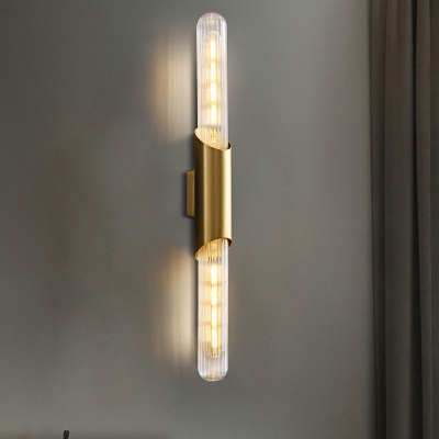 Postmodern Style Gold Wall Mounted Lamps Metal Wall Sconce for Living Room