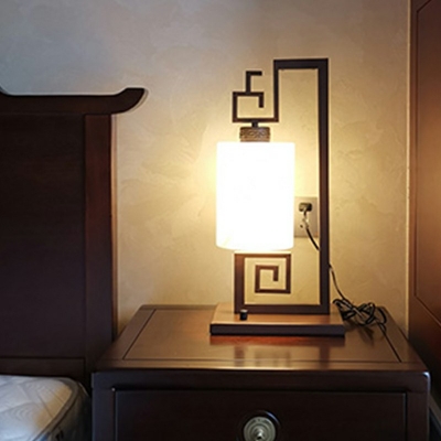 Ultra-Modern Night Table Lamps Glass Material Table Light for Bedroom