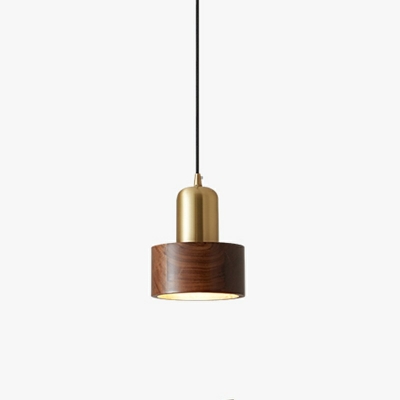 Wood Material Drop Pendant Suspension Pendant for Living Room Dining Room