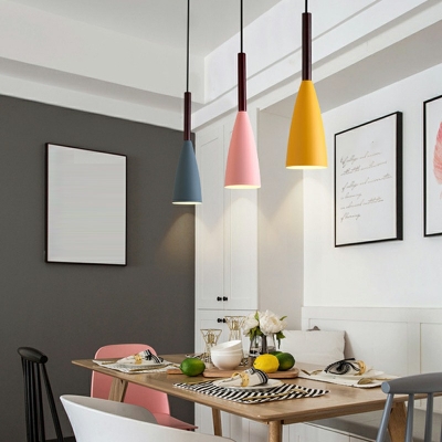 Pendant Light Kit Cone Shade  Simplicity Style Metal Pendant Light for Living Room