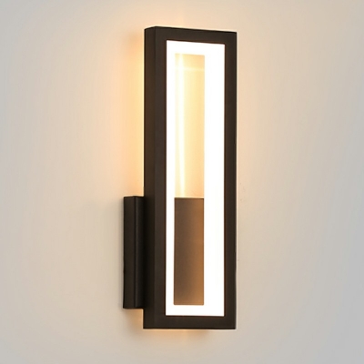Creative Metal LED Wall Sconce Light Modern Style Linear Wall Light for Corridor and Bedroom Bedside