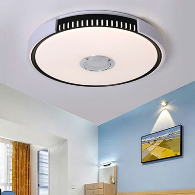 Minimalism Style Metal Acrylic Celling Light Modern Style RGB Flushmount Light for Bedroom