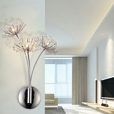 Nordic Style LED Wall Lamp Designer Style Creative Flower Shaped Wall Light for Aisle