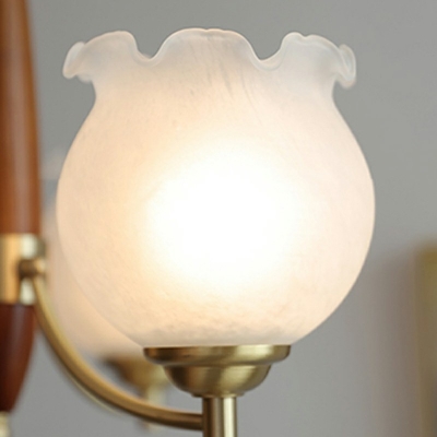 Pendant Light Kit Modern Style Glass Hanging Light Fixtures for Living Room