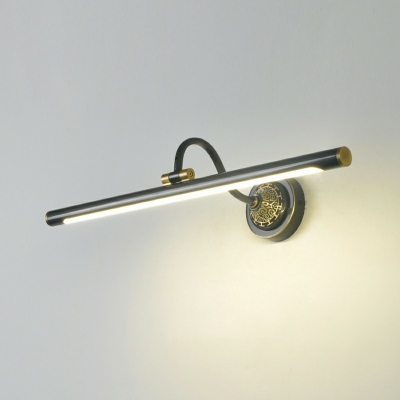 1-Light Sconce Lights Ultra-Modern Style Liner Shape Metal Neutral Light Wall Mounted Lighting