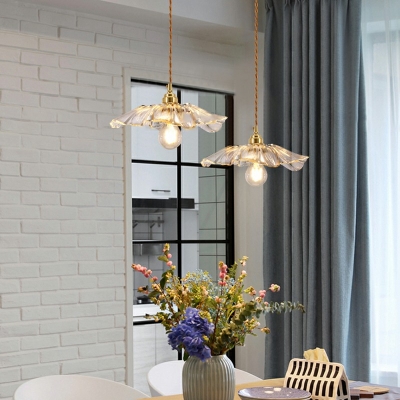 Chandelier Light Fixture Bowl Shade Modern Style Glass Pendant Light Fixtures Light for Living Room