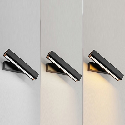 Linear Adjustable Wall Sconces Light Fixtures Nordic Style Modern LED Wall Hanging Lights for Bedroom