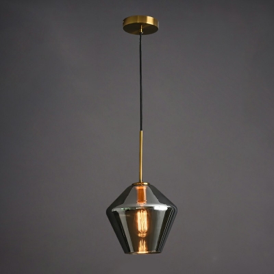 Minimalism Beaker-Esque Shape Pendant Ceiling Lights Mirror Glass Hanging Pendant Lights
