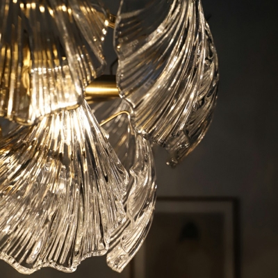 Modern Style Glass Pendant Light Nordic Style Minimalism Chandelier Light for Living Room