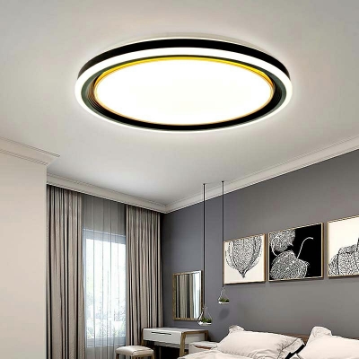 Modern Style Metal Acrylic Celling Light LED Flushmount Light Minimalism Style for Bedroom