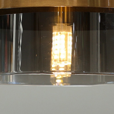 Pendant Light Kit Modern Style Glass Suspension Pendant Light for Living Room