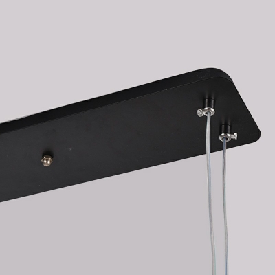 Ultra-Modern Black Color Hanging Pendant Lights LED Pendant Light Fixtures for Dining Room