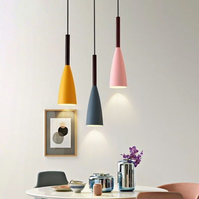 Pendant Light Kit Cone Shade  Simplicity Style Metal Pendant Light for Living Room
