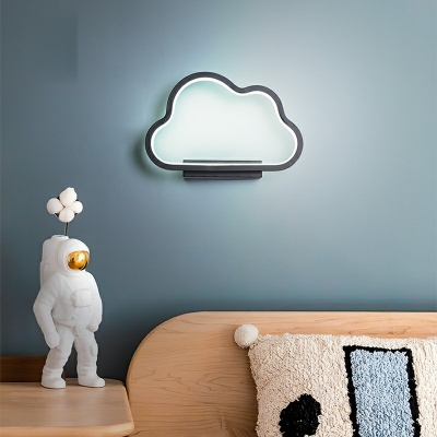 1 Light Cloud Shade Wall Sconce Lighting Modern Style Acrylic Led Wall Sconce for Living Room