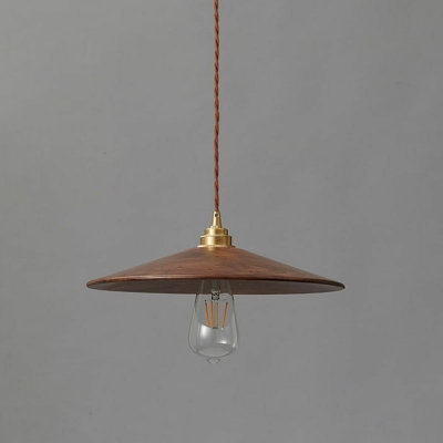 Contemporary Wood  Down Lighting Pendant Hanging Pendant Light for Living Room