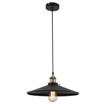 Drop Pendant Industrial Black Hanging Pendant Light for Dining Room
