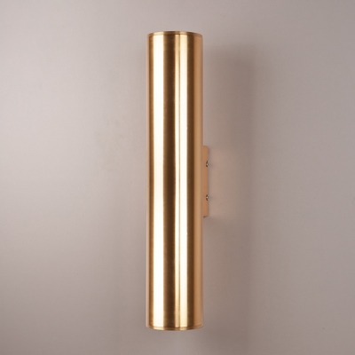 Golden Linear Lighting Wall Sconce Vintage Style Metal Sconce Light for Bar Restaurant
