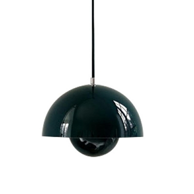 Hanging Light Dome Shade Modern Style Metal Pendant Lighting for Living Room