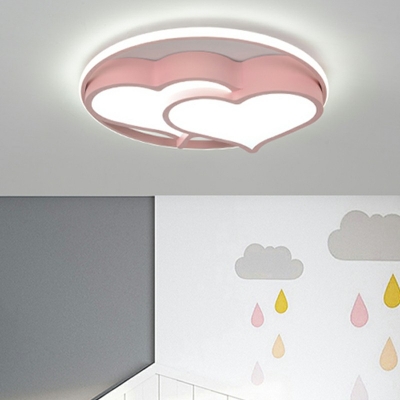 Led Flush Mount Ceiling Light Fixtures Modern Childr's Room Close to Ceiling Lighting