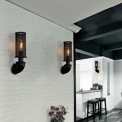 Metal Industrial Wall Sconce Light Fixtures Vintage Light Sconces for Living Room