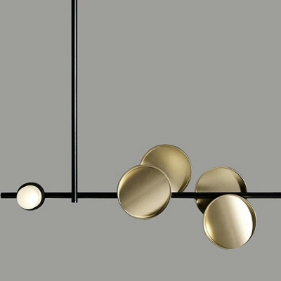 Modern Style LED Pendant Light Nordic Style Metal Glass Chandelier Light for Dinning Room