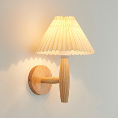 Wall Mount Light Fixture Wood Material Wall Mounted Light for Bedroom Living Room