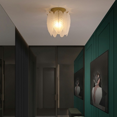 Modern Flush Mount Fixture 1 Head Flush Mount Ceiling Lamp for Living Room