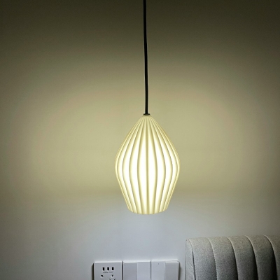 Modern Style LED Pendant Light Nordic Style Ceramic Hanging Light for Kitchen Room
