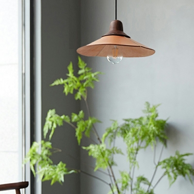 Modern Wood Hanging Pendant Lamp Modern Nordic Style Minimalist Hanging Lamp for Bedroom