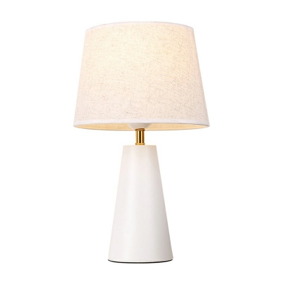 1-Light Night Table Lamps Contemporary Style Bell Shape Metal Nightstand Lamp