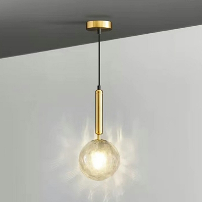 Hanging Lights Globe Shade Modern Style Glass Hanging Lamps Light for Living Room