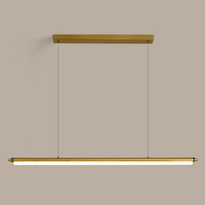 Minimalism Hanging Pendant Lights Linear Modern Island Chandelier for Dinning Room