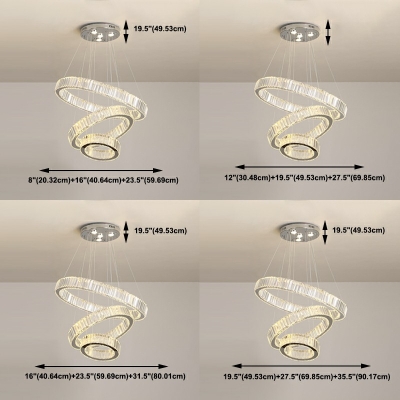 Minimalist Crystal Pendant Lighting Fixtures Orbicular Suspended Lighting Fixture