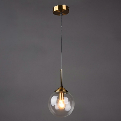 Pendant Lighting Fixtures Modern Style Glass Suspension Light for Living Room