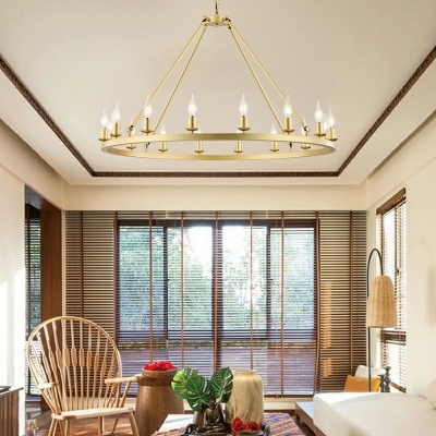 Suspended Lighting Fixture Modern Style Metal Pendant Lighting for Living Room