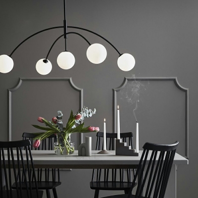 Ultra-Modern Island Lighting Glass Pendant Lights for Bar Dining Room