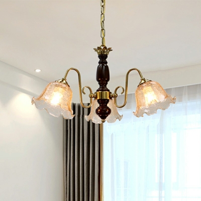 Glass Metal Hanging Pendant Lights Basic Modern Chandelier Pendant Light for Living Room