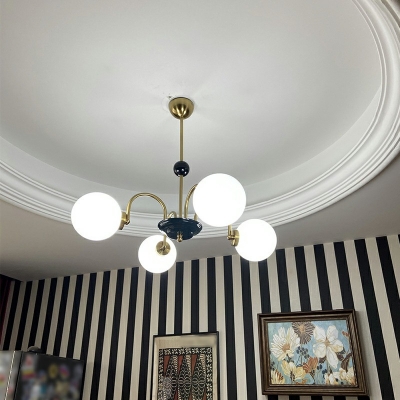 Pendant Lighting Traditional Style Glass Ceiling Pendant Light for Living Room