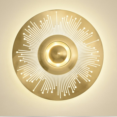 Postmodern Round Shape Wall Sconce Lighting Wall Mounted Lights for Bedroom