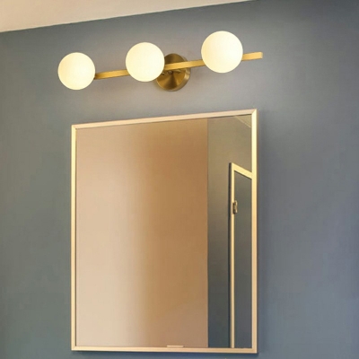 Vanity Light Fixtures Traditional Style Glass Bath Light for Bathroom