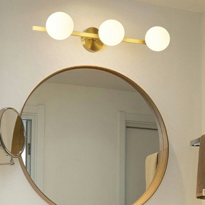 Vanity Light Fixtures Traditional Style Glass Bath Light for Bathroom