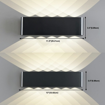 Wall Light Fixture Contemporary Style Metal Wall Sconce Light For Bedroom