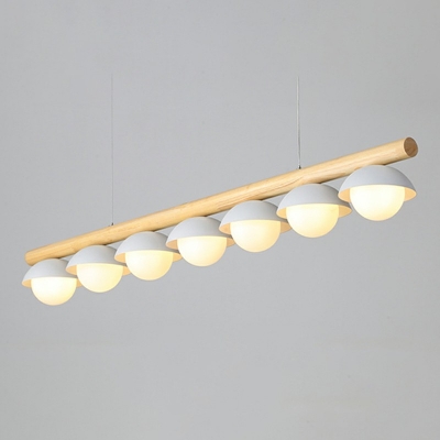 5-Light Island Lighting Modernist Style Ball Shape Metal Hanging Lamp Kit