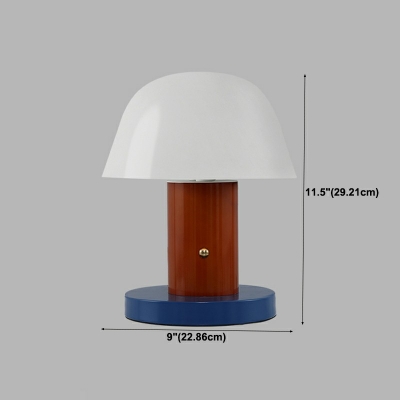 Nordic Rounded Led Table Lamp Metal Reading Book Light for Living Room